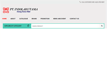Tablet Screenshot of indolabutama.com